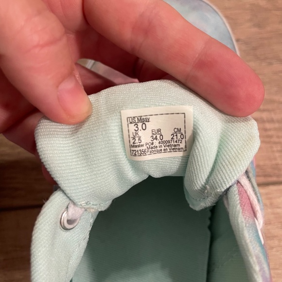 .VANS. Tie-Dye KIDS Doheny Skate Shoes 3US Missy - Picture 6 of 6